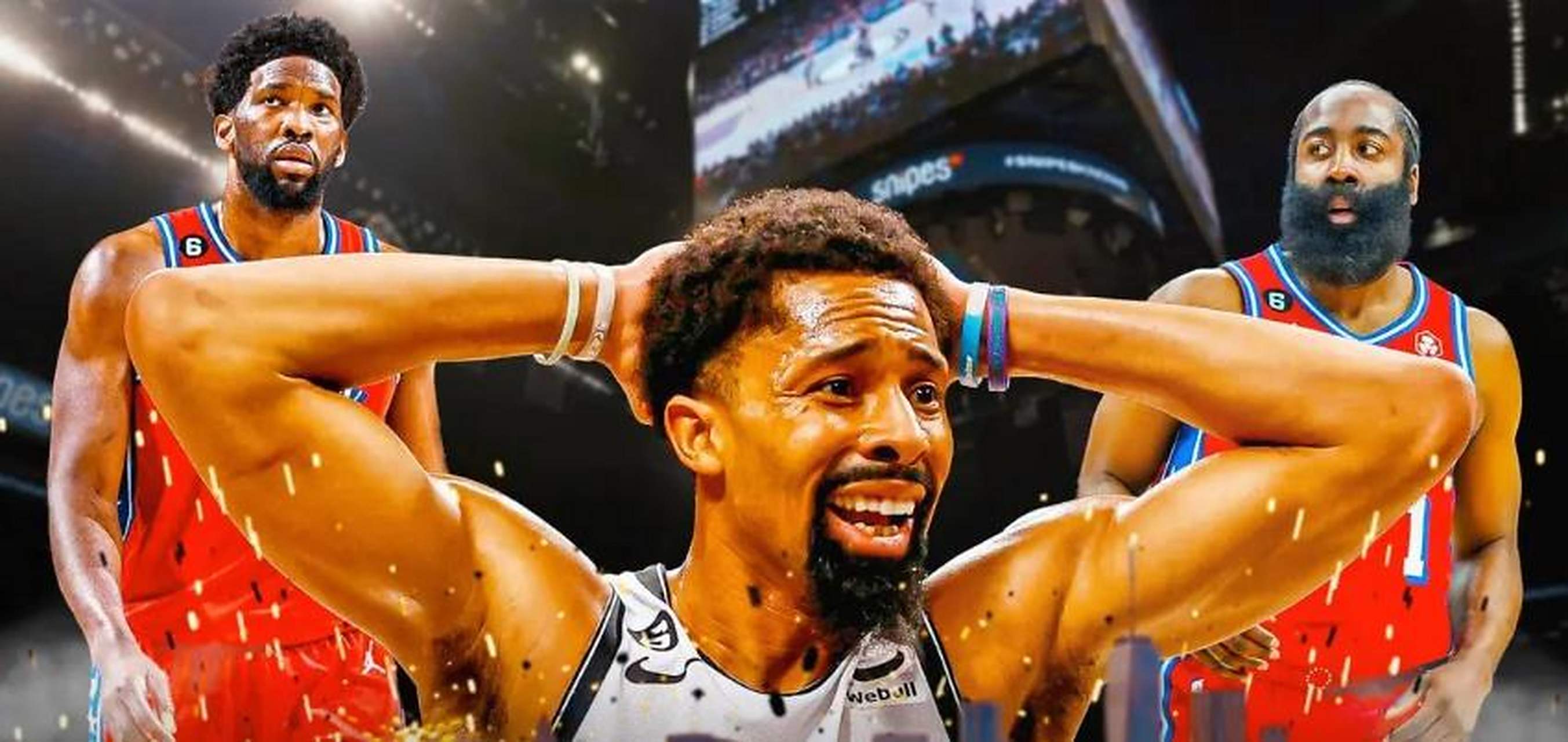 开云体育入口-篮网横扫雷霆，恩比德高光表现